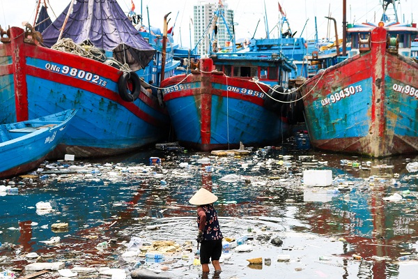 Cảng cá 10 năm ô nhiễm, dân sống trong khổ sở vì mùi hôi thối