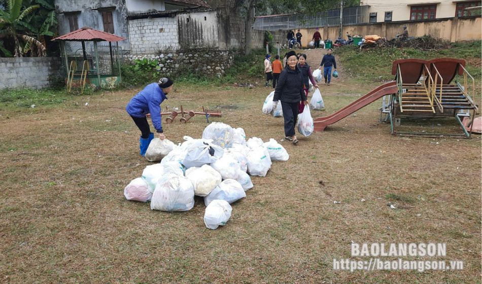 Bắc Sơn: Cách làm hay trong thực hiện tiêu chí môi trường