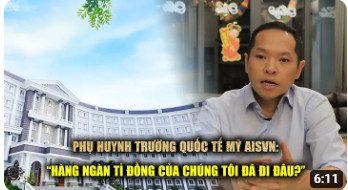 Phụ huynh Trường Quốc tế Mỹ AISVN: 