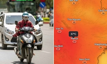 Miền Bắc không có không khí lạnh tràn về, cuối tuần Hà Nội lại lên sát 40 độ C