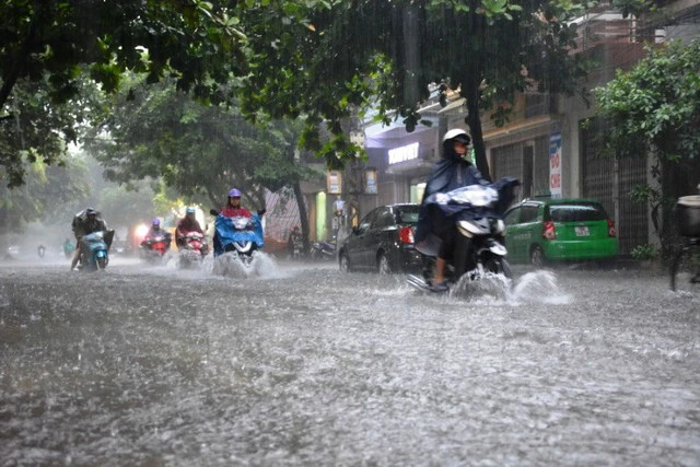 Những điểm sắp có mưa lớn ở Hà Nội