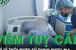 Nhập viện cấp cứu vì thói quen nhiều đàn ông mắc phải