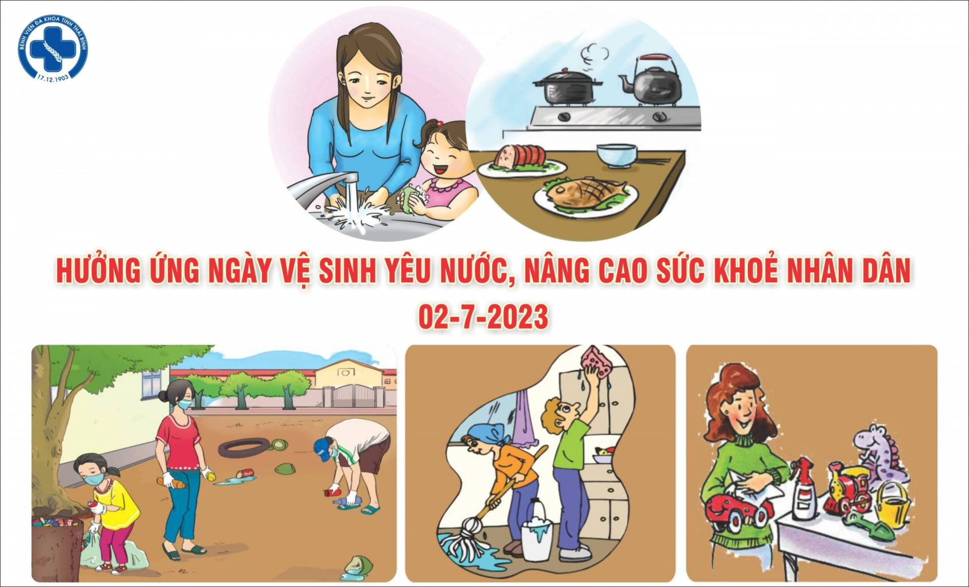 Hưởng ứng Ngày vệ sinh yêu nước 2 tháng 7