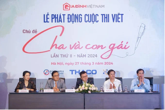 Lùi thời gian trao giải cuộc thi viết “Cha và con gái”