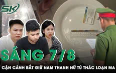 Sáng 7/8: Cận cảnh bắt giữ 'nam thanh nữ tú' thác loạn ma túy trong quán karaoke ở Hưng Yên