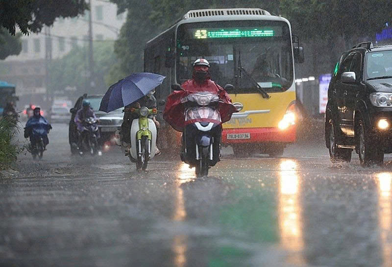 Thời tiết ngày 19/9: Nhiều khu vực có mưa dông