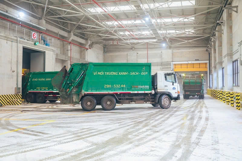 Hà Nội: Nhà máy điện rác Seraphin chính thức tiếp nhận rác để vận hành thử