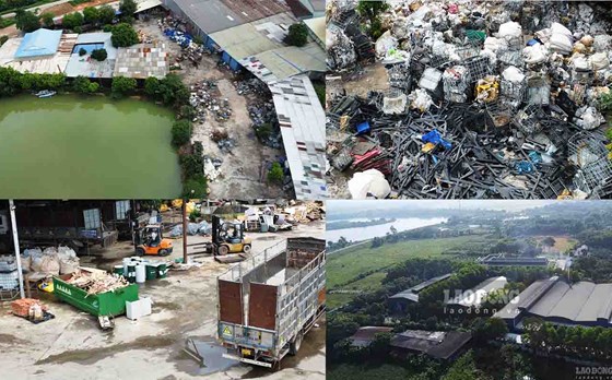 Loạt cơ sở xử lý rác thải trái phép trong 1 xã ở Hà Nội, bất lực hay bao che?