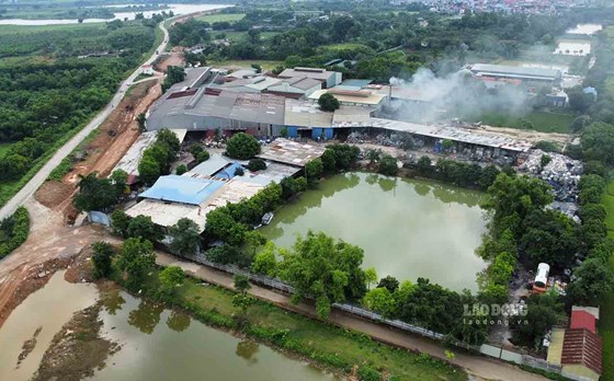 Cơ sở xử lý rác thải công nghiệp núp bóng trang trại tại Hà Nội