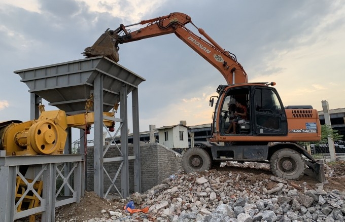 Xử lý chất thải rắn xây dựng theo hướng hiện đại, bền vững, thân thiện với môi trường