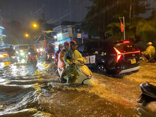 Diễn biến về đợt mưa to diện rộng ở khu vực Nam Bộ