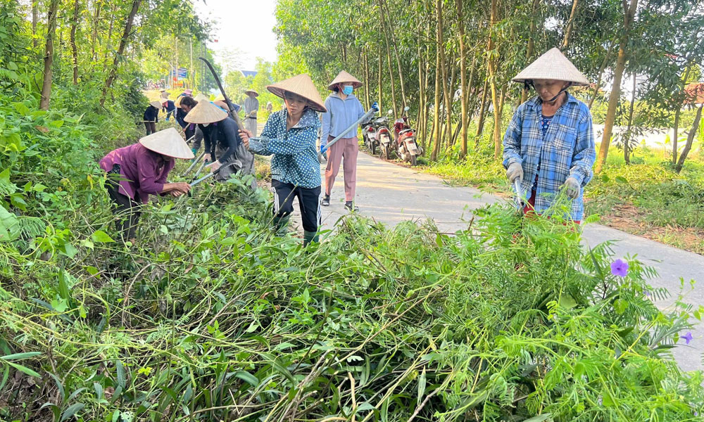 Bắc Ninh đẩy mạnh thu gom rác thải, bảo vệ môi trường dịp Quốc khánh