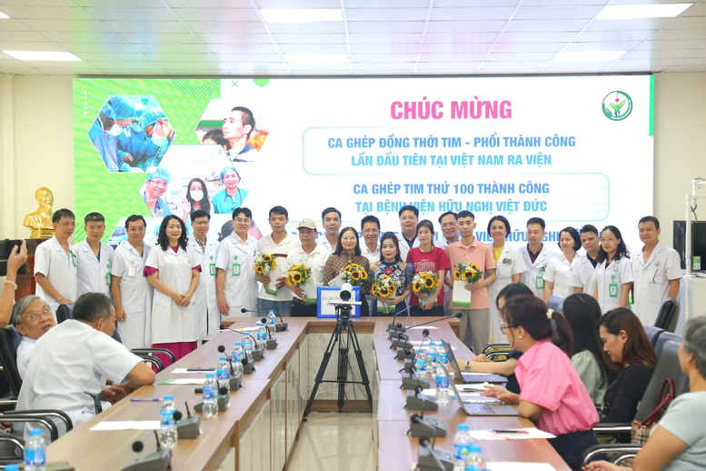 Ca ghép đồng thời tim phổi thành công đầu tiên tại Việt Nam được ra viện