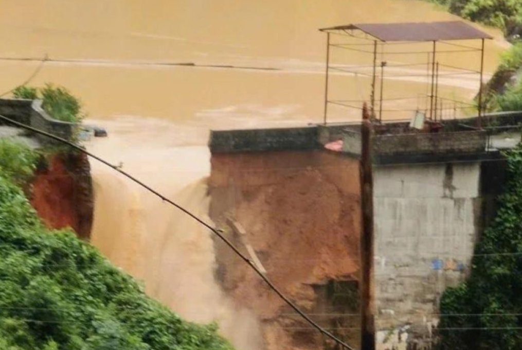 Vỡ đập thủy điện Bắc Khê 1 ở Lạng Sơn