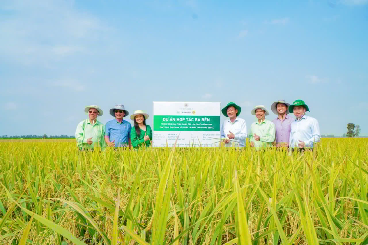 Áp dụng công nghệ trong canh tác lúa chất lượng cao, phát thải thấp 