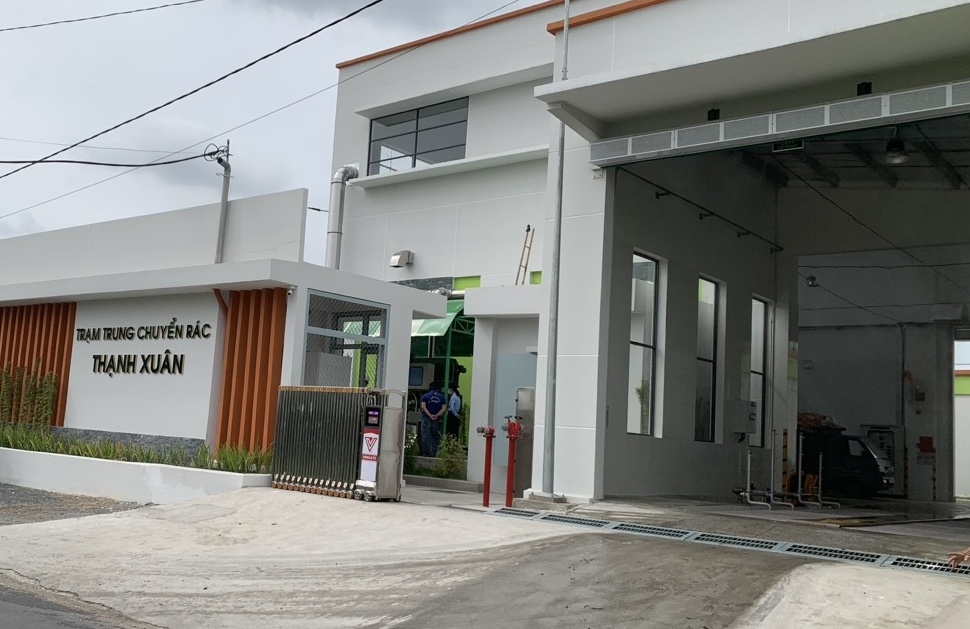 Công nghệ hiện đại bên trong Trạm trung chuyển rác Thạnh Xuân