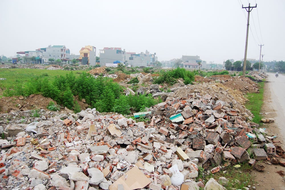 Rà soát, quy hoạch các điểm đổ chất thải xây dựng