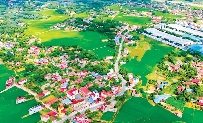 Khung thí điểm xây dựng xã nông thôn mới hiện đại