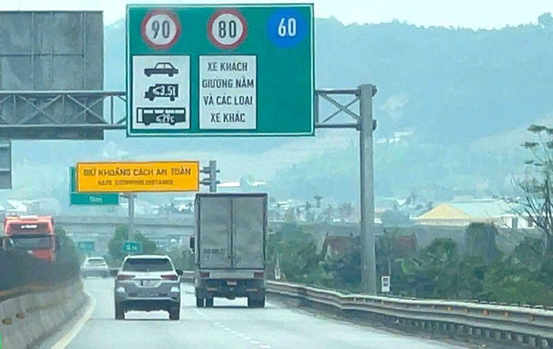Giảm tốc độ tối đa trên nhiều tuyến cao tốc