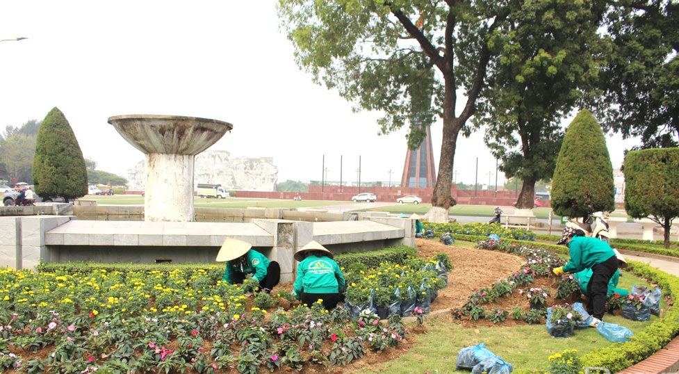 Tăng cường công tác vệ sinh môi trường, chỉnh trang đô thị đón Tết Nguyên đán