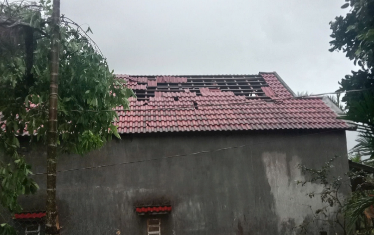 Quảng Ngãi: Tập trung hỗ trợ người dân khắc phục hậu quả do dông lốc