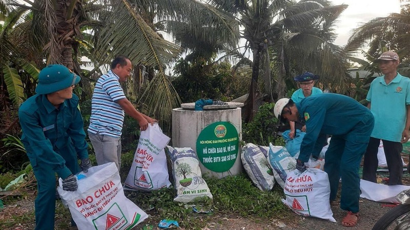 Nâng cao tỷ lệ thu gom bao bì thuốc bảo vệ thực vật sau sử dụng
