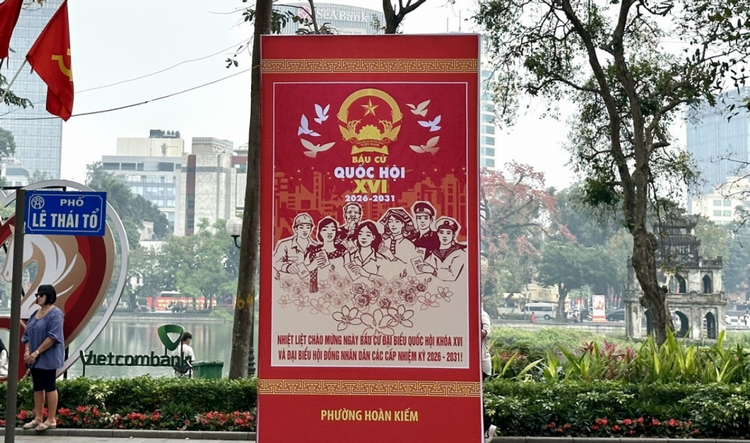 Hà Nội: Tạm dừng phố đi bộ hồ Hoàn Kiếm để phục vụ tổ chức bầu cử