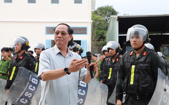 Kiểm tra công tác bảo đảm an ninh, trật tự phục vụ bầu cử tại Cần Thơ