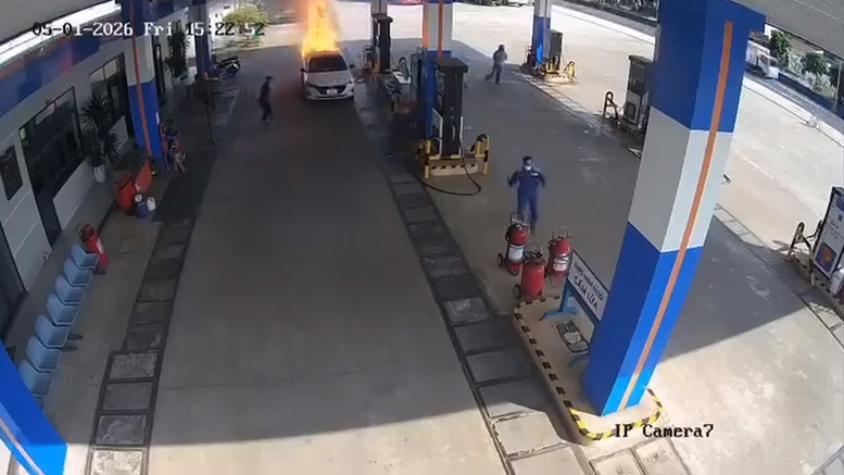 Xác định nguyên nhân ban đầu vụ cháy ô tô tại cây xăng khiến 2 người tử vong ở Đà Nẵng