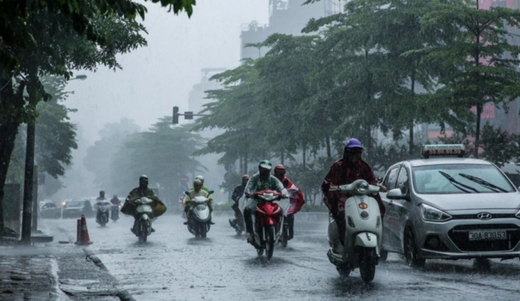 Thời tiết ngày 3/5: Khu vực Bắc Bộ tiếp diễn mưa dông diện rộng