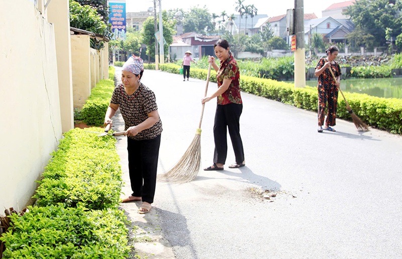 Tiêu chí môi trường trong xây dựng nông thôn mới ở Phú Thọ