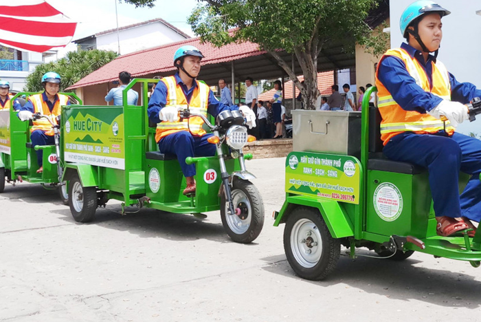 Đề xuất thí điểm sử dụng xe ba bánh chạy điện phục vụ vận chuyển rác, PCCC