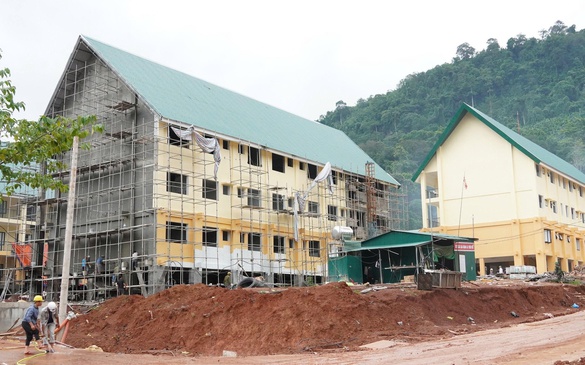 Quảng Trị: 'Chạy nước rút' hoàn thiện trường học vùng biên trước ngày khai giảng
