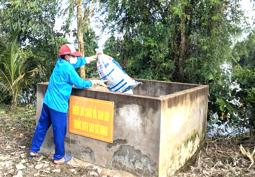 Đẩy mạnh thu gom, xử lý bao gói thuốc bảo vệ thực vật