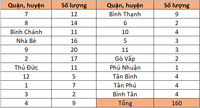 TP HCM công bố 160 dự án nhà ở thực hiện thủ tục chấp thuận đầu tư